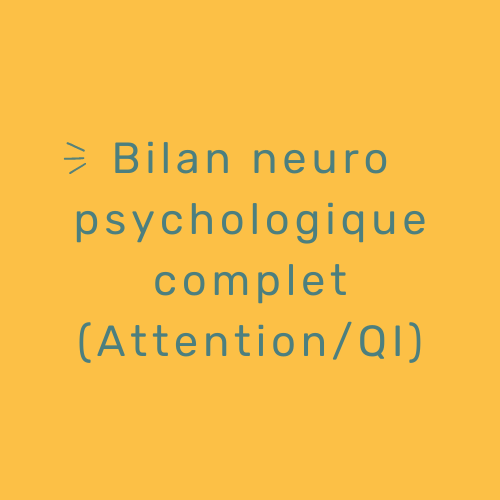 Bilan neuropsy complet