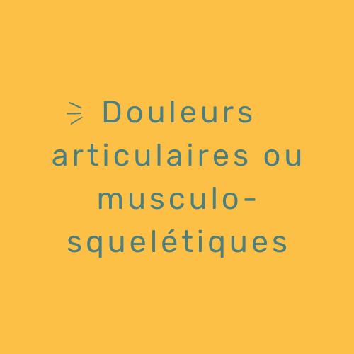 Douleurs articulaires