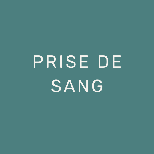 Prise de sang